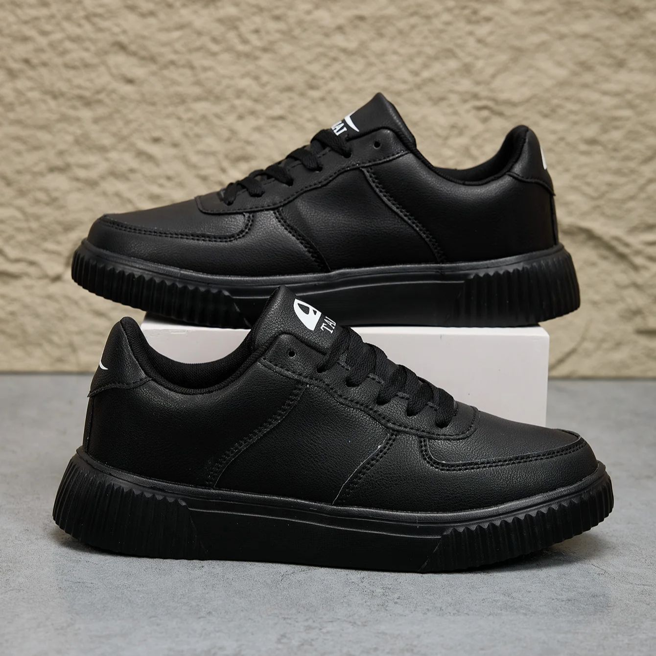 Men'S Shoes Black And White - Homens ao ar livre sapatos de