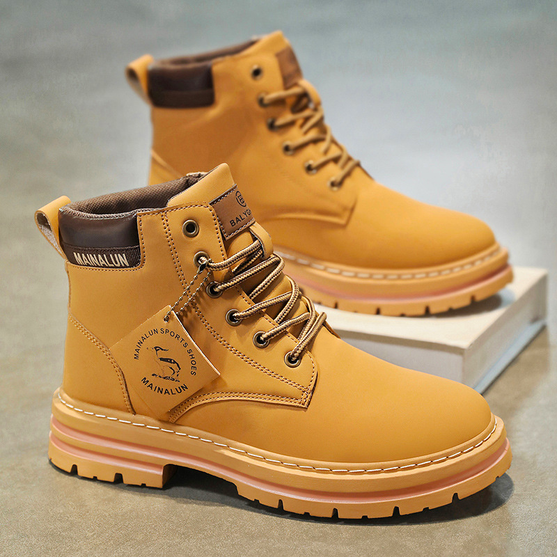 Men Shoes Everyday - Clássico masculino botas de cano alto