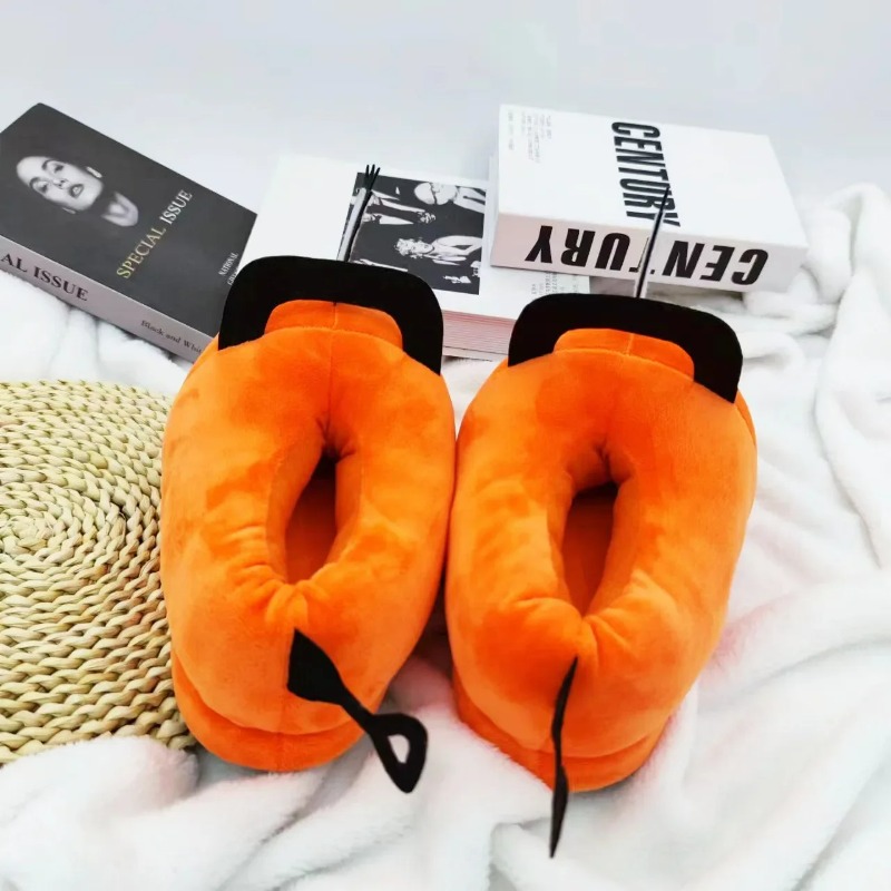 Men'S Shoes Slip On - Anime motosserra homem pochita casa chinelo