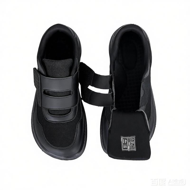 Men'S Shoes Diabetic - Sapatos Abertos com Bico Largo Ajustável