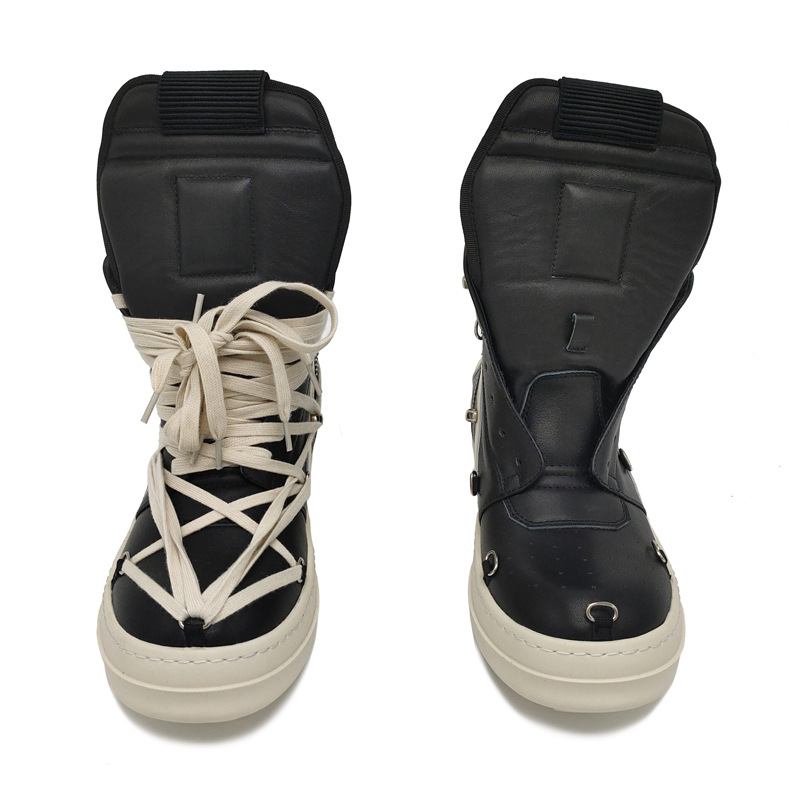 Men'S Shoes Black And White - Tênis de Cano Alto Masculino de