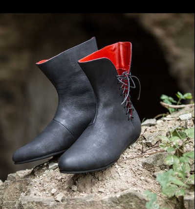 Men Shoes China - Sapato de couro medieval masculino Botas