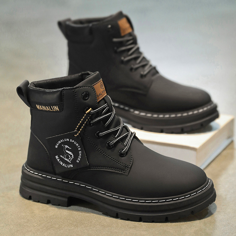 Clássico masculino botas de ca - Men Shoes Everyday avaliação e preço