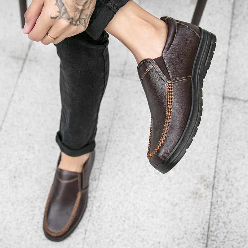 Luz de couro masculino sapatos - Men Shoes Louboutin avaliação e preço