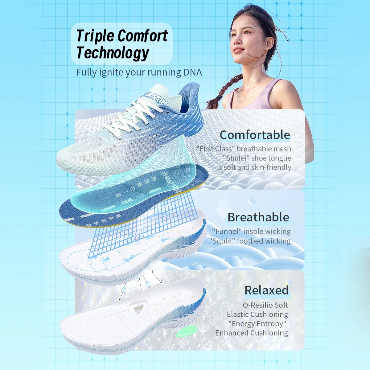 Onemix 2025 nova velocidade re - Men'S Shoes Half Cut avaliação e preço