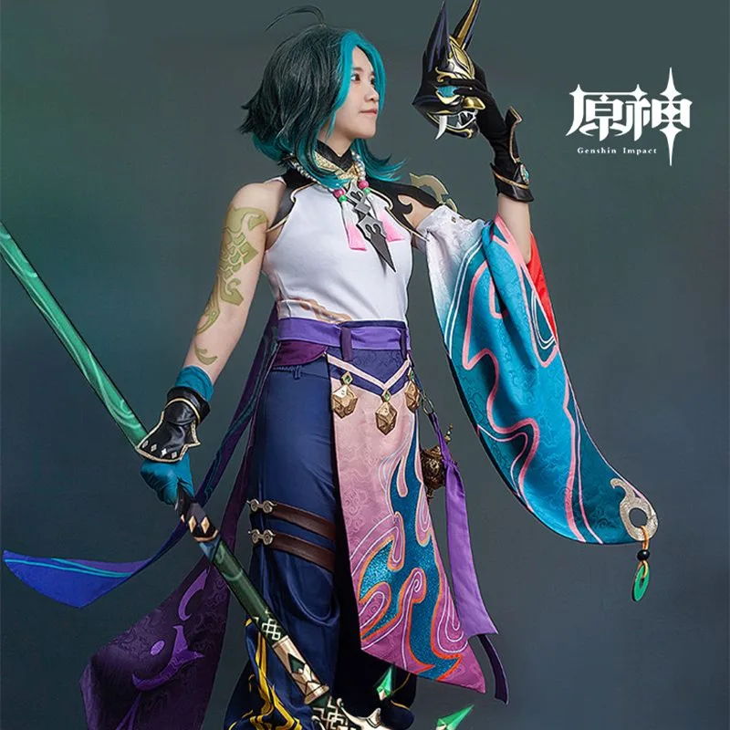 Genshin impacto xiao cosplay t - Men Shoes China avaliação e preço