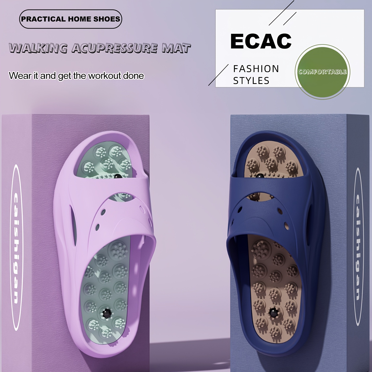 Chinelos de Massagem EVA para  - Men'S Shoes Slip On avaliação e preço
