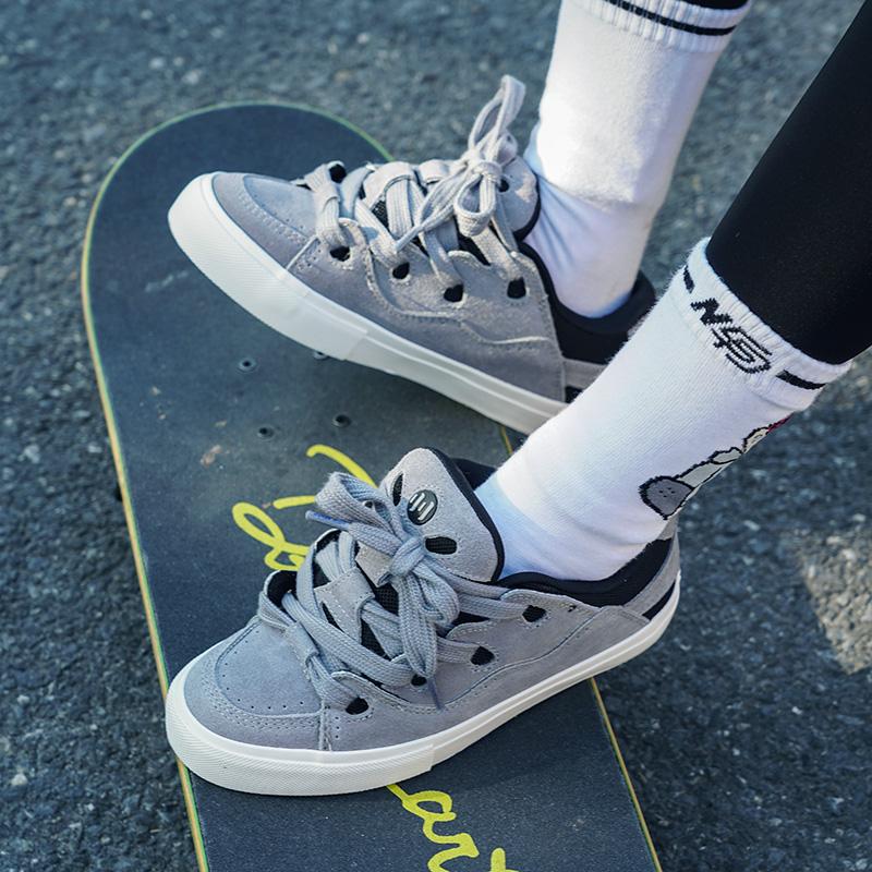 Tênis Ollieskate BAKE em cinza - Men Shoes China avaliação e preço