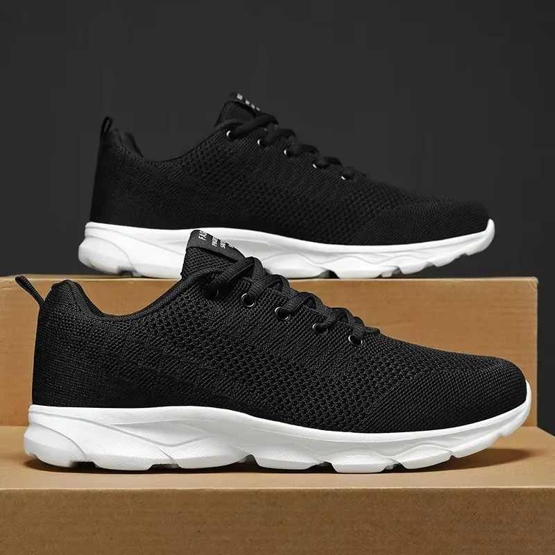 Tênis Masculinos Respiráveis C - Men'S Shoes Black And White avaliação e preço