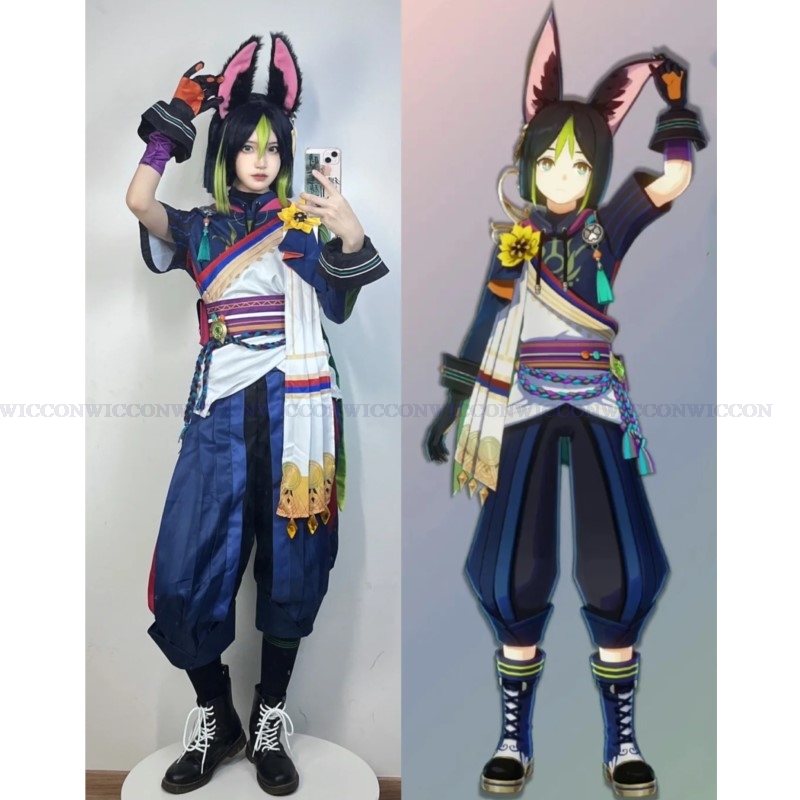 Tighnari Jogo Cosplay Traje co - Men Shoes China avaliação e preço