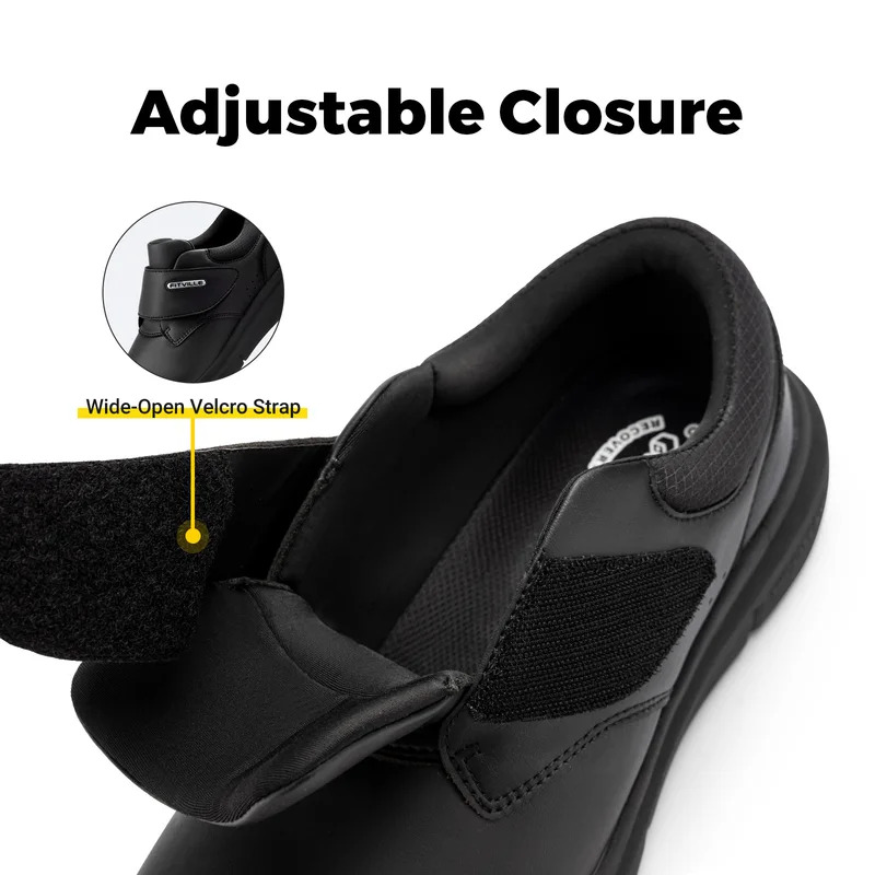 Sapatos masculinos extra largo - Men'S Shoes Diabetic avaliação e preço