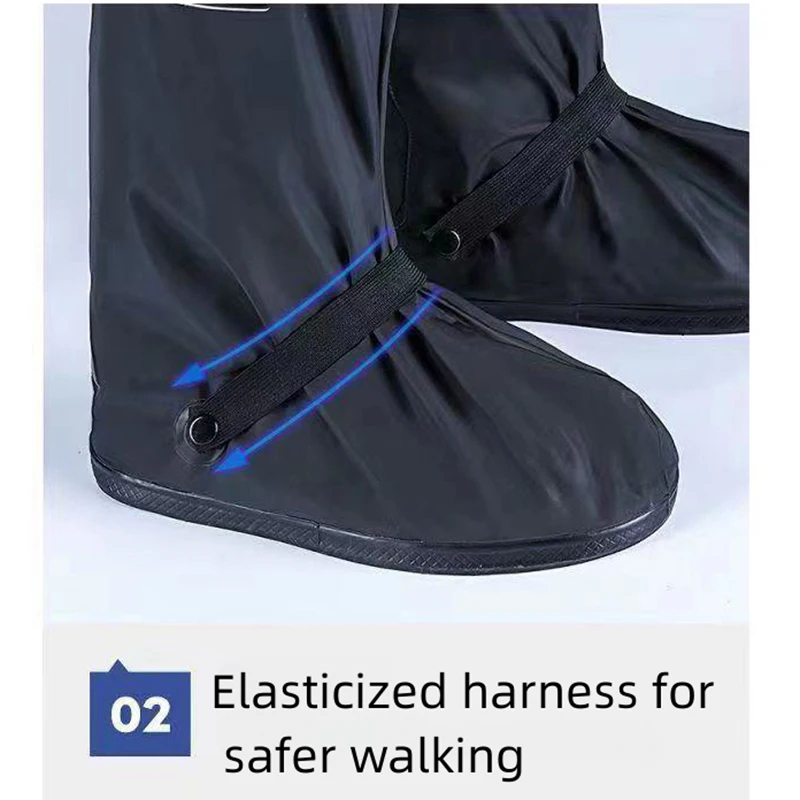 Capa de Chuva para Botas Preta - Men Shoes China avaliação e preço