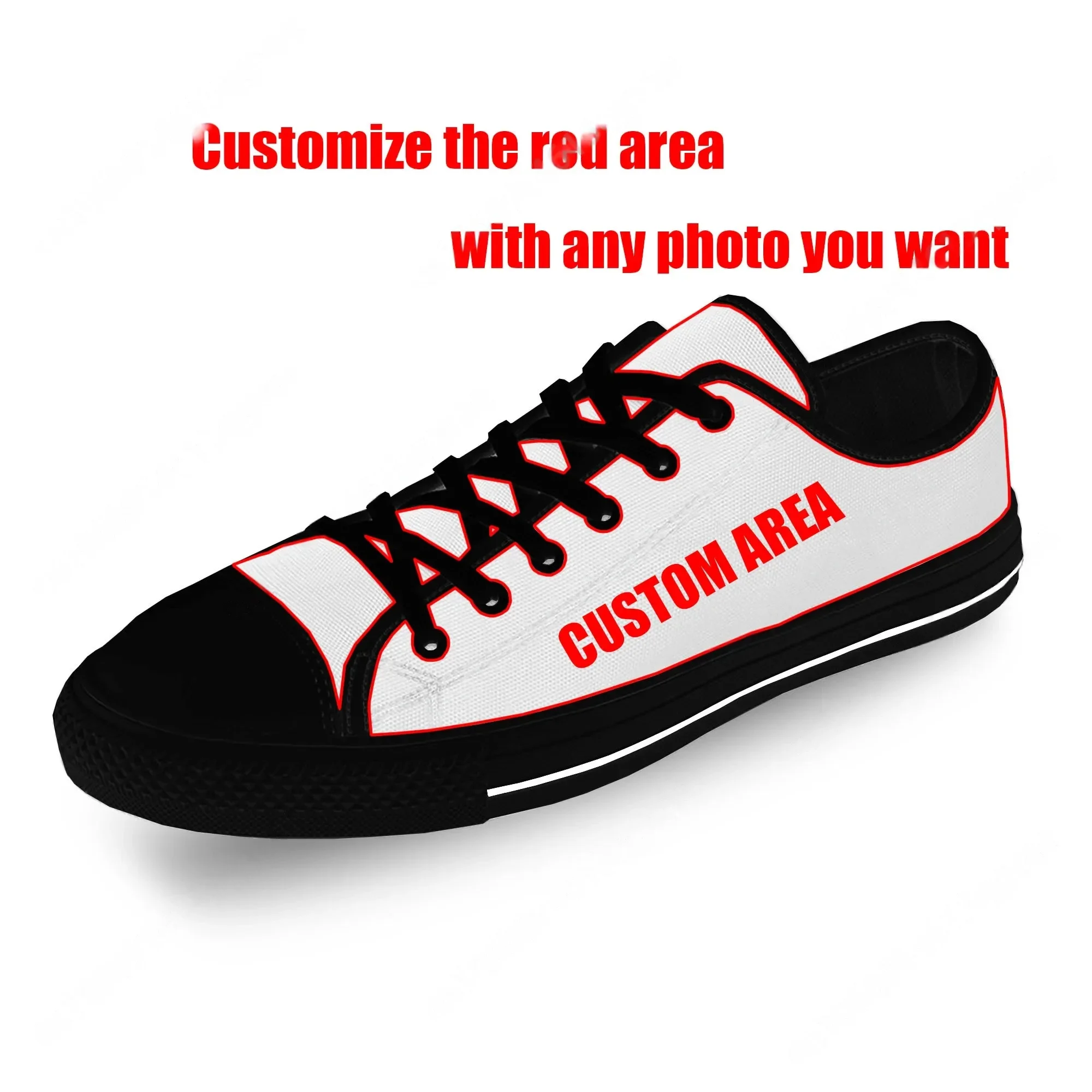 Tênis Cano Baixo Personalizado - Men'S Shoes Black And White avaliação e preço