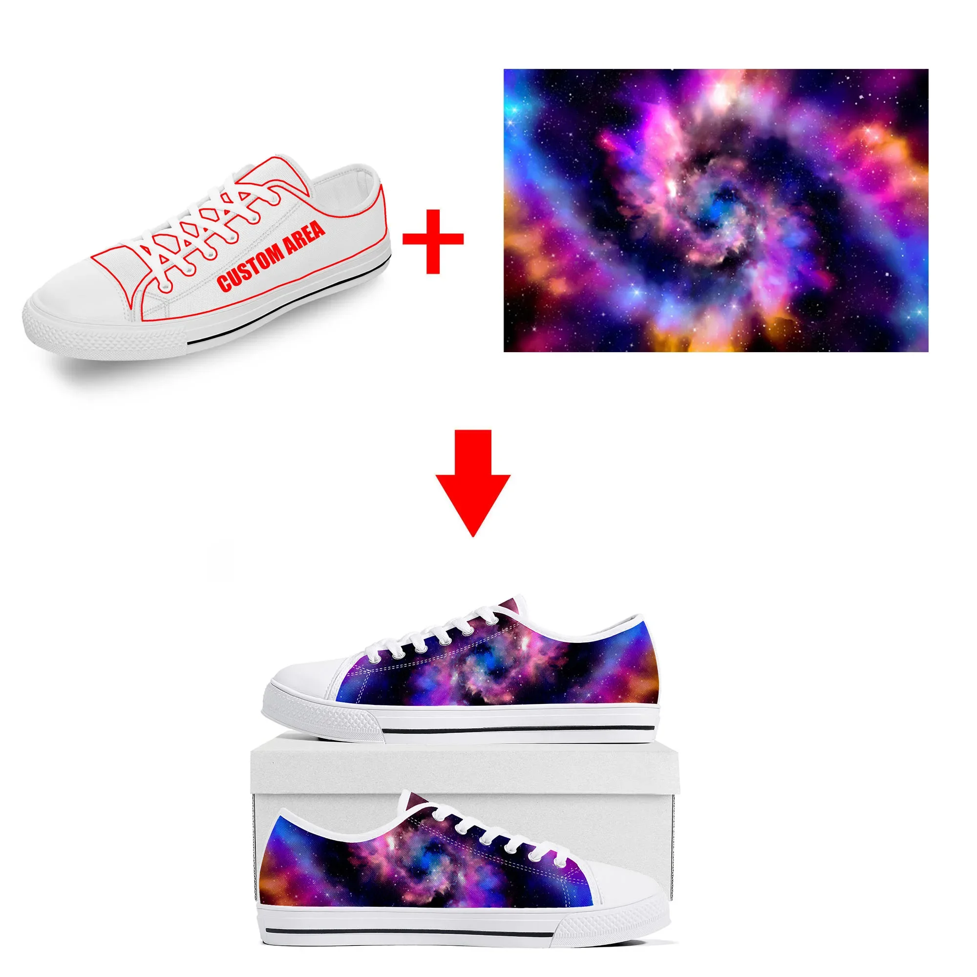 Tênis Cano Baixo Personalizado - Men'S Shoes Black And White avaliação e preço