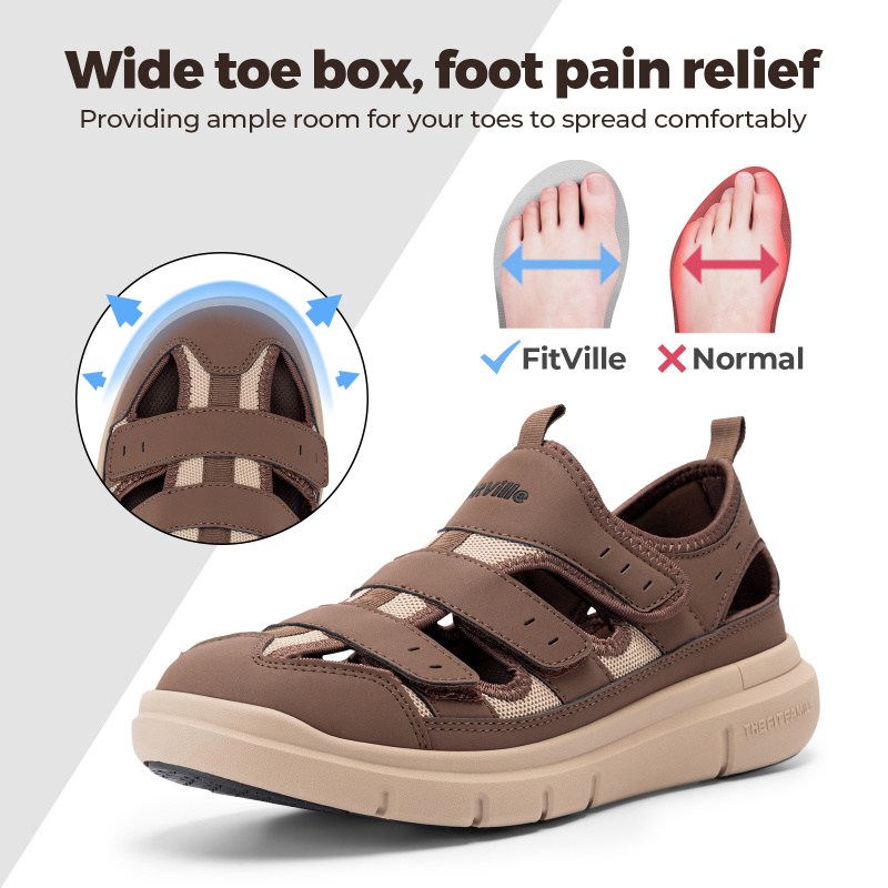 Sandálias masculinas de verão, - Men'S Shoes Diabetic avaliação e preço